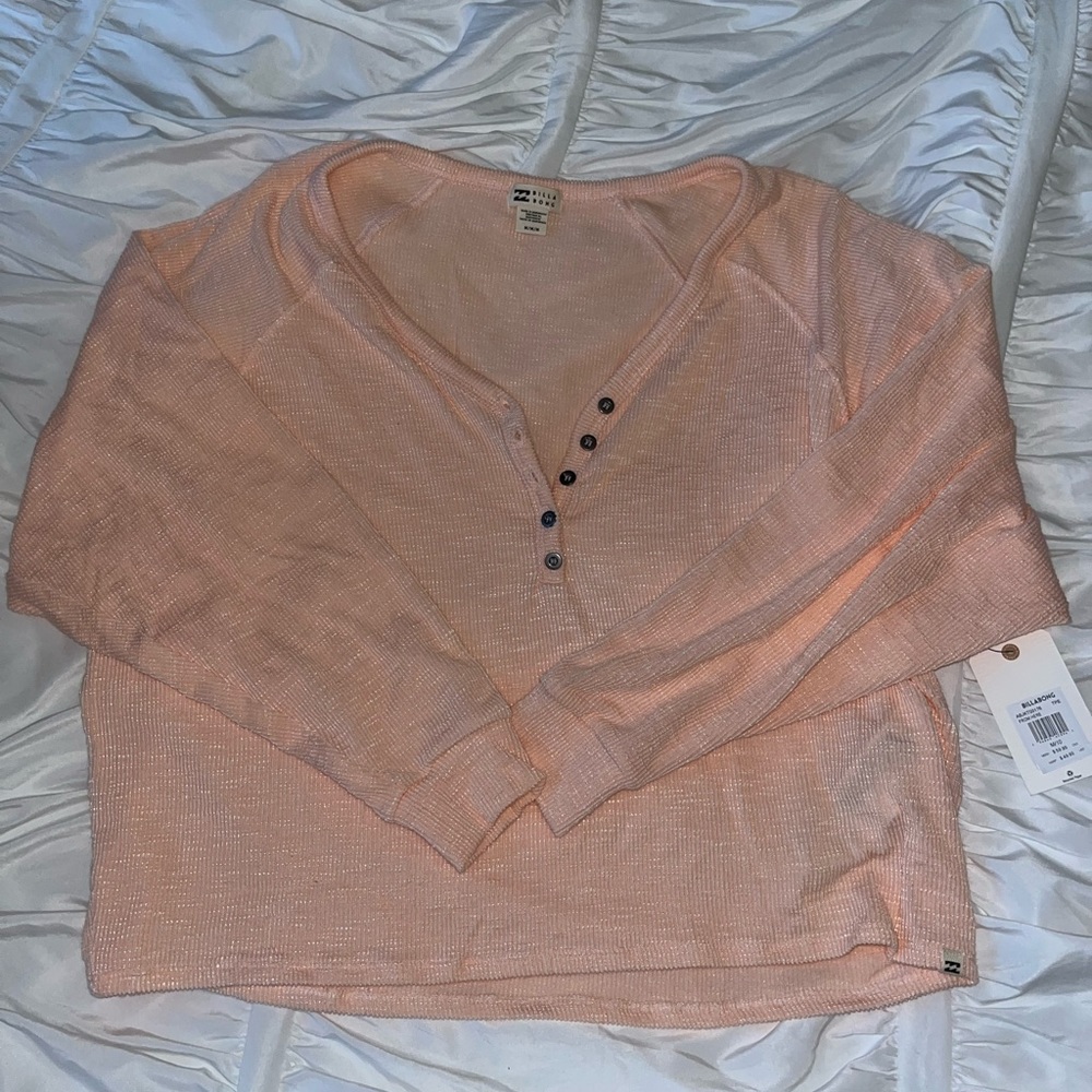 NWT Billabong Henley Shirt